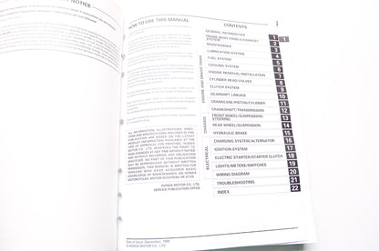 Honda Service Shop Manual 1997 VFR750F