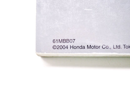 OEM Honda 61MBB07 Service Manual VTR1000F 98-05