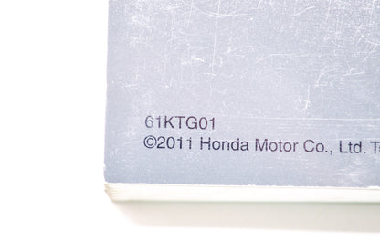OEM Honda 61KTG01 Service Manual 2010 SH150I