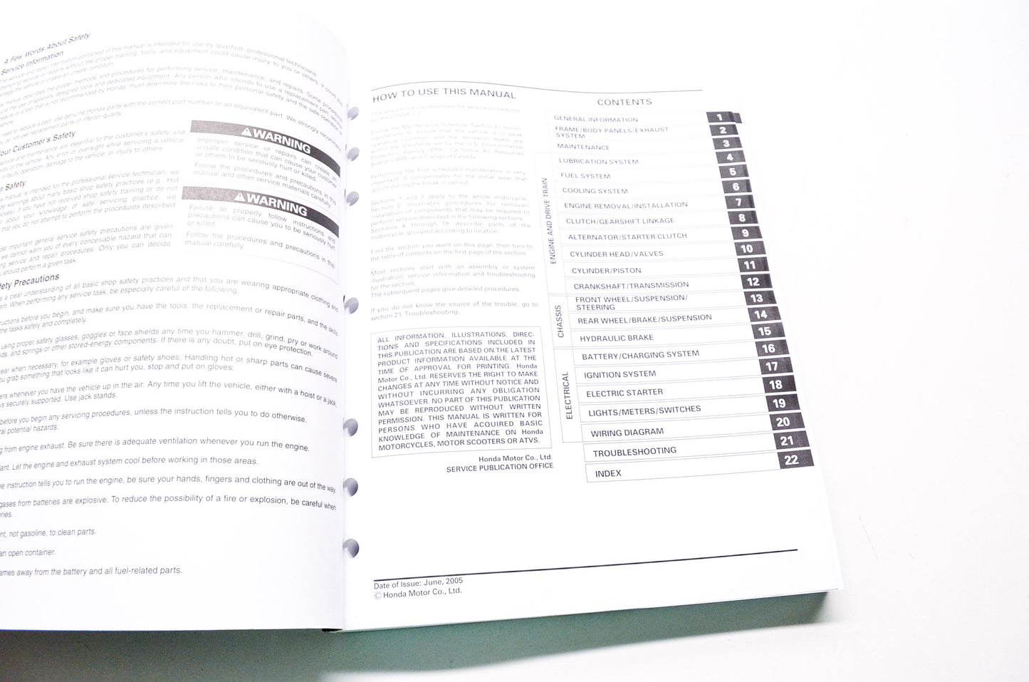 OEM Honda 61MZ810 Service Manual VT600C 97-07