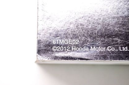 Honda Service Shop Manual 2010-2012 VFR1200F/FD