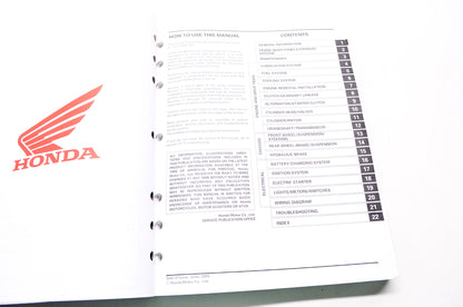 OEM Honda 61MZ810 Service Manual VT600C 97-07