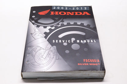 Honda Service Shop Manual 2002-2012 FSC600/A Silver Wing