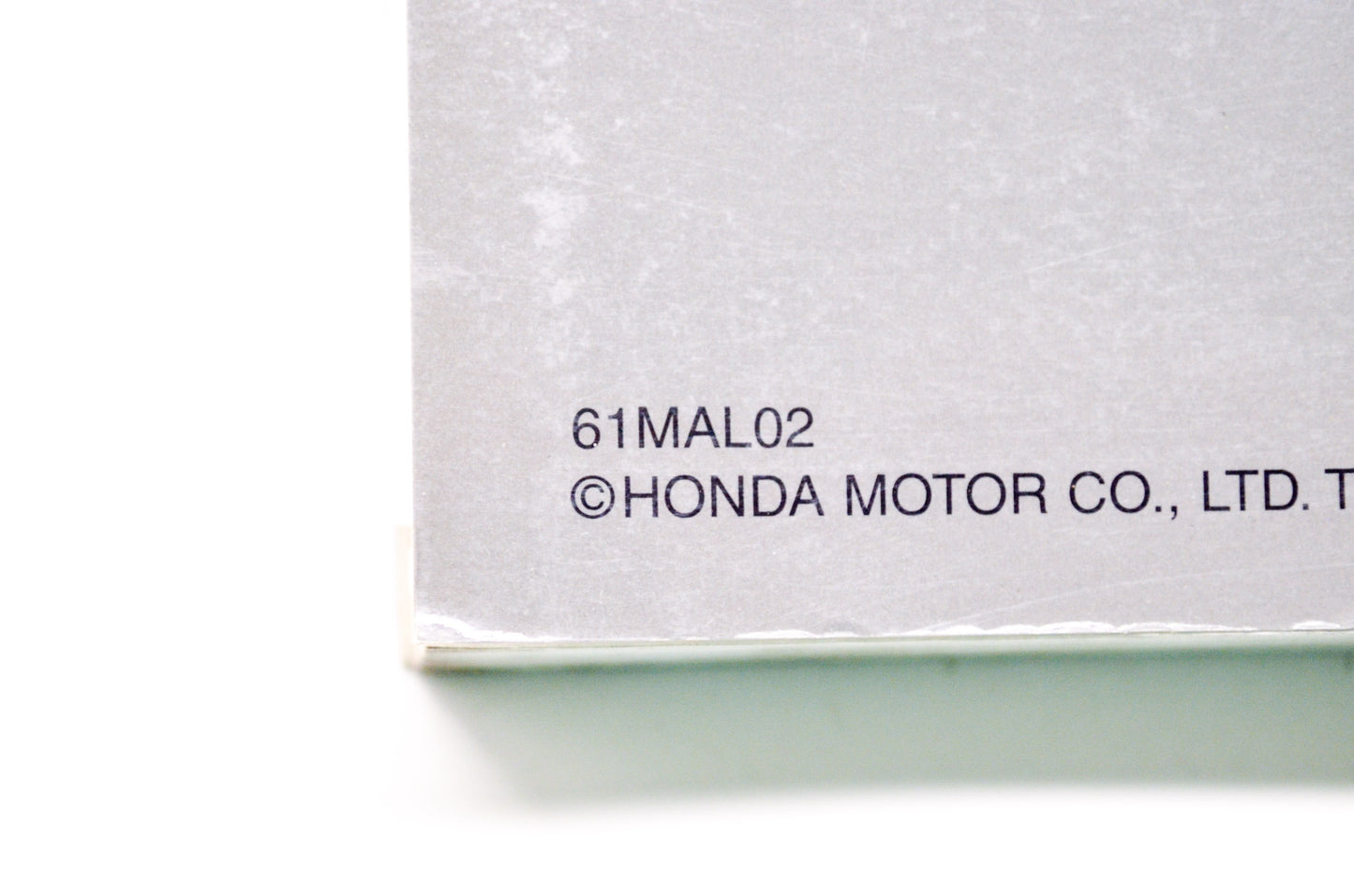 OEM Honda 61MAL02 Service Manual CBR600F3 ''97