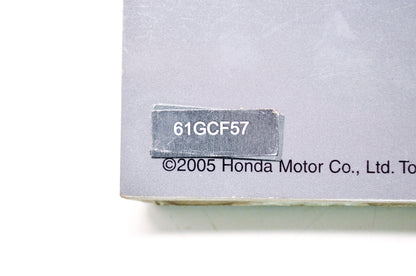 OEM Honda 61GCF57 Service Shop Manual 2004-2012 CRF70F