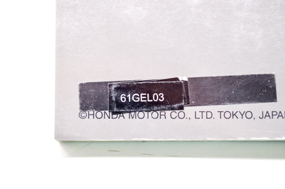 OEM Honda 61GEL03 XR50R 00-03 Service Manual