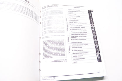 Honda Service Shop Manual 1996-99 CBR900RR