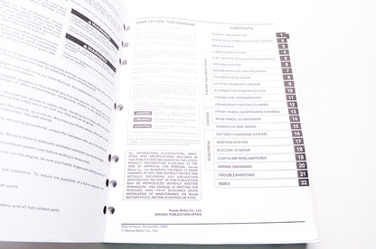 OEM Honda 61MCF06 Service Manual RVT1000R 00-06