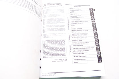 OEM Honda 61MBG03 Service Manual 98-01VFR800FI
