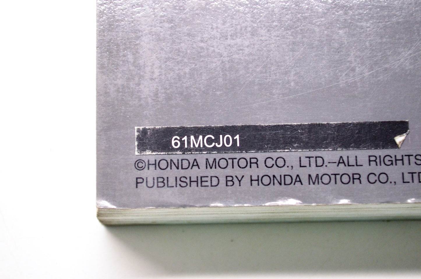 Honda Service Shop Manual 2000-2001 CBR929RR