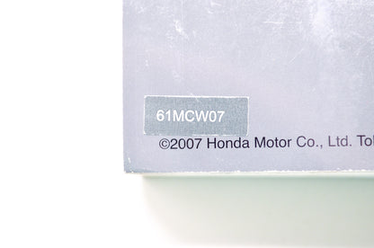 OEM Honda 61MCW07 Service Manual VFR800/A 02-09