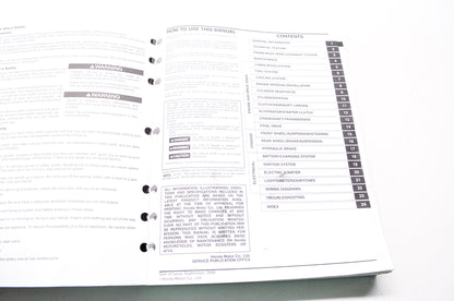 OEM Honda 61MFE02 Service Manual VT750C2 07-09