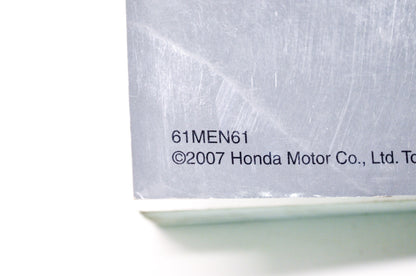 OEM Honda 61MEN61 CRF450R 07-08 Service Manual