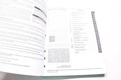 OEM Honda 61MBN07 XR650R 00-07 Service Manual
