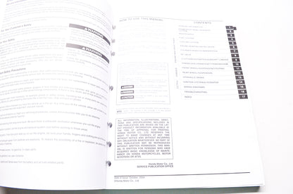 OEM Honda 61KSR02 Service Shop Manual 2004-2007 CR125R
