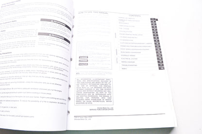 OEM Honda 61MEN51 CRF450R 05-06 Service Manual
