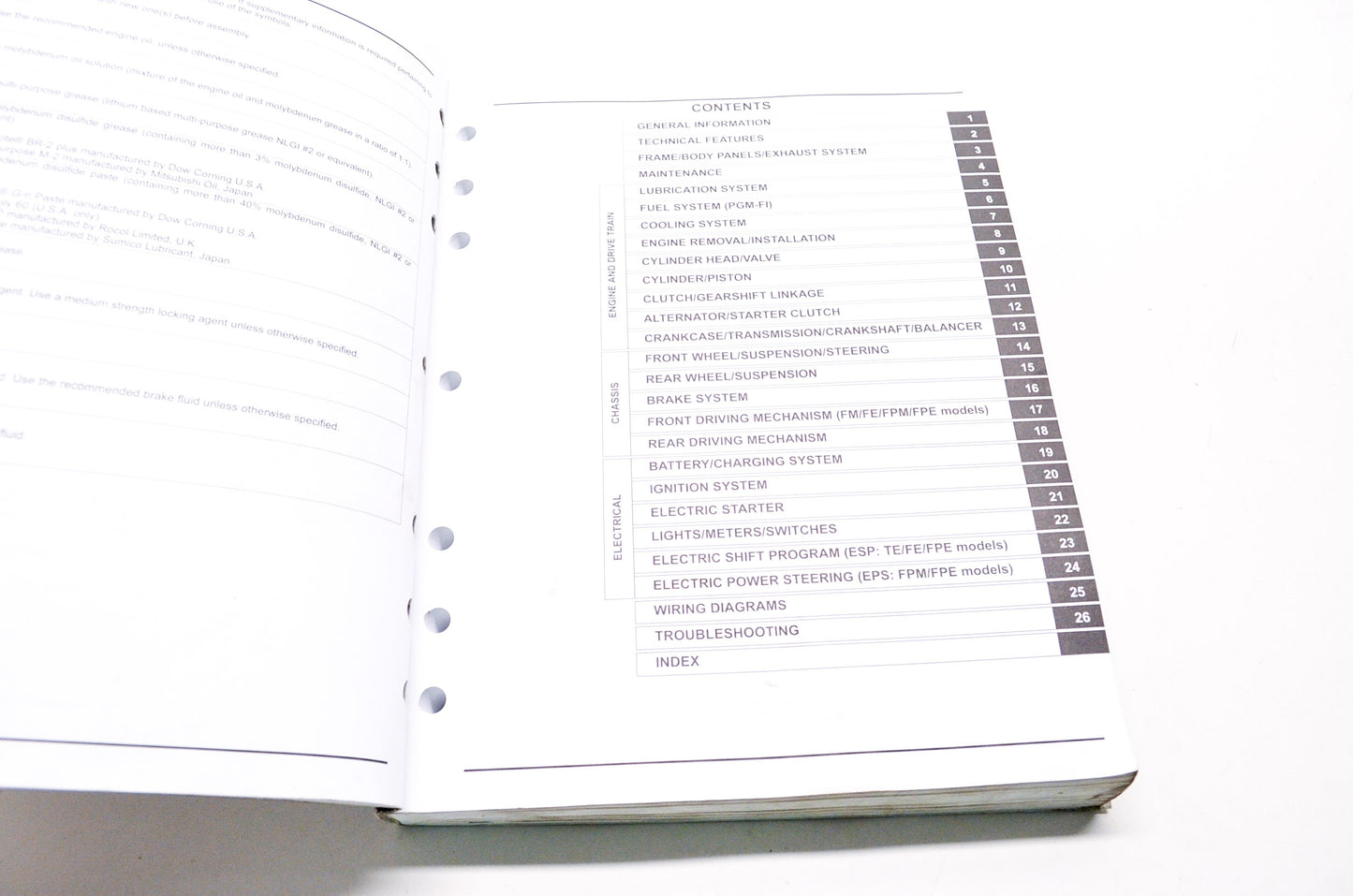 OEM Honda 61HP406 Service Manual TRX42007-13