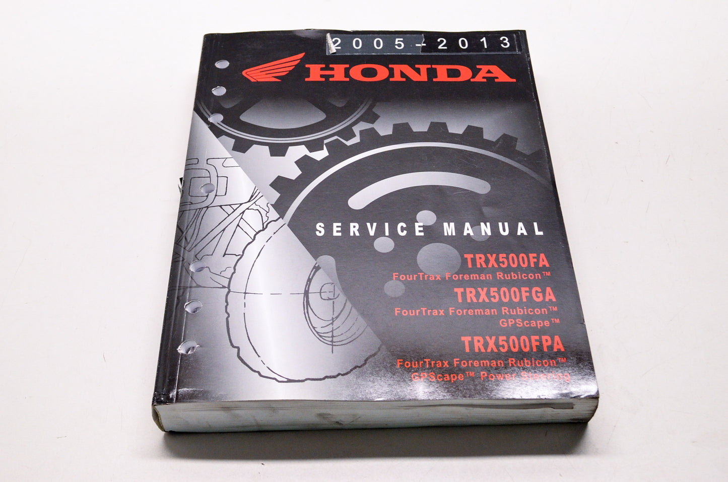 Honda Service Shop Manual 2005-2013 TRX500FA FGA FPA FourTrax Foreman Rubicon