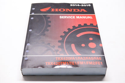Honda Service Shop Manual 14-16 TRX420FA1/FA2/FA5/FA6 TRX420TM1/TE1/FM1/FM2/FE1
