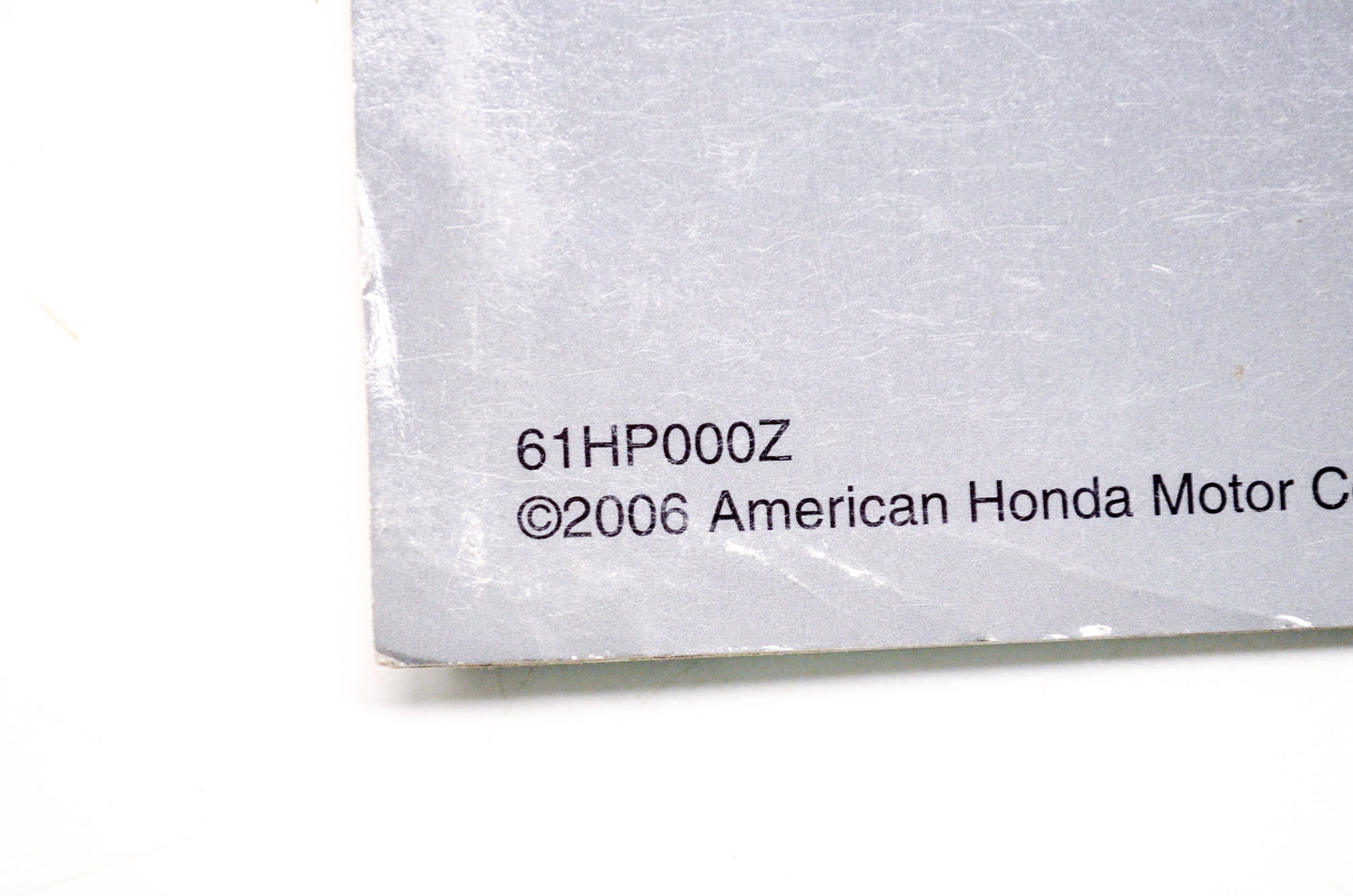 OEM Honda 61HP000Z Service Manual Supplement TRX500 07
