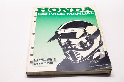 Honda Service Shop Manual 85-91 CR500R