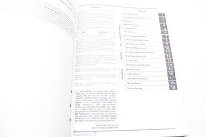 Honda Service Shop Manual 94-95 CB1000