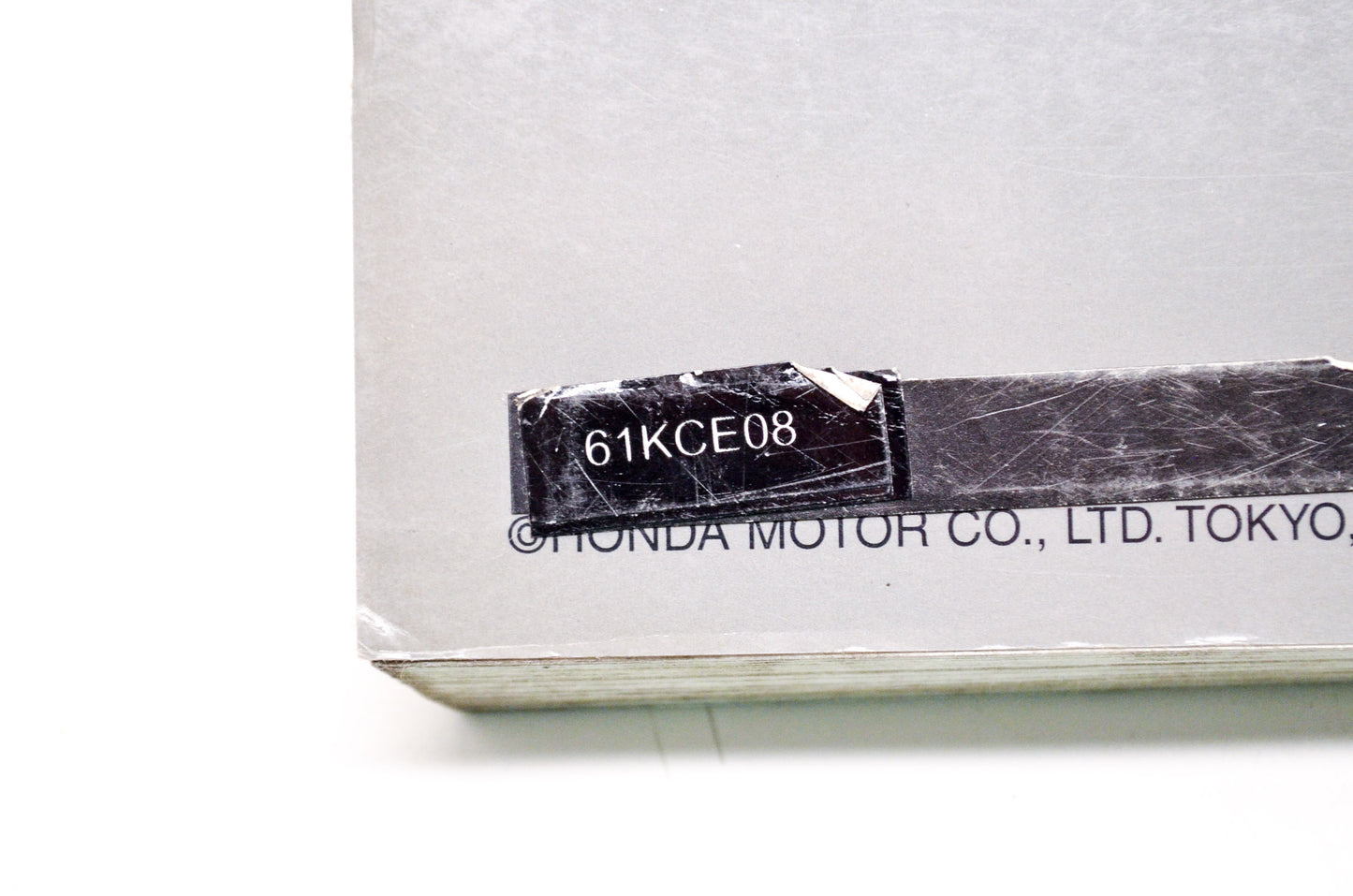 OEM Honda 61KCE08 XR250R 96-03 Service Manual