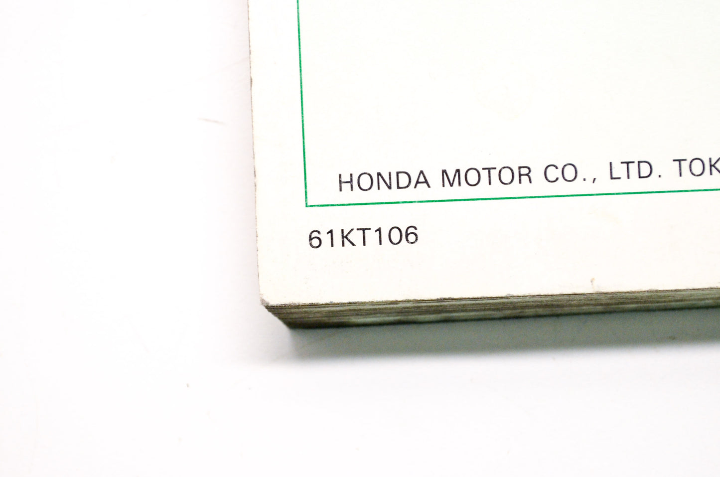 OEM Honda 61KT106 XR250R'95 Service Manual