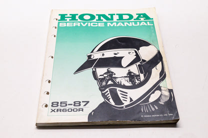 Honda Service Shop Manual 85-87 XR600R
