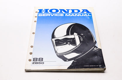 OEM Honda 61GS900 Service Manual 88 ZB50J