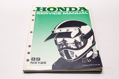 OEM Honda 61KY750 Service Shop Manual 89 NX125