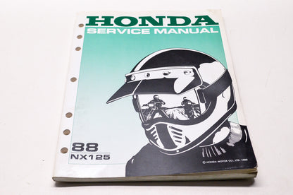 OEM Honda 61KY700 Service Shop Manual 88 NX125