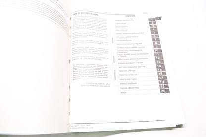 OEM Honda 61KY700 Service Shop Manual 88 NX125