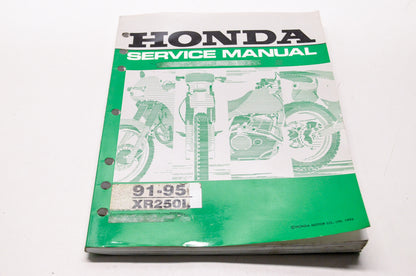 OEM Honda 61KV603 XR250L'95 Service Manual