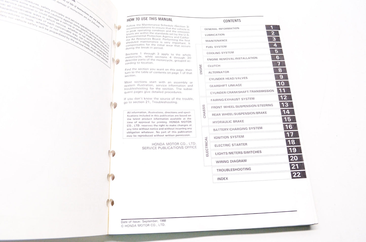 Honda Service Shop Manual 88-90 VTR VTR250