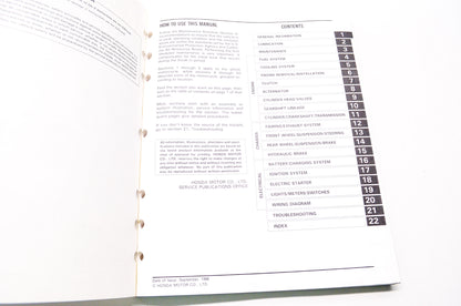 Honda Service Shop Manual 88-90 VTR VTR250