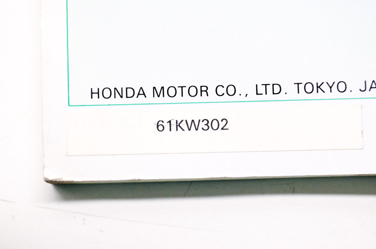 OEM Honda 61KW302 NX250 (E) Service Manual