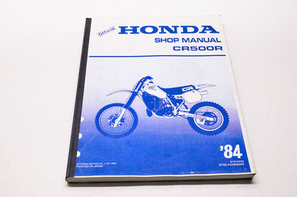 OEM Honda 61KA502 Service Manual 84 CR500R