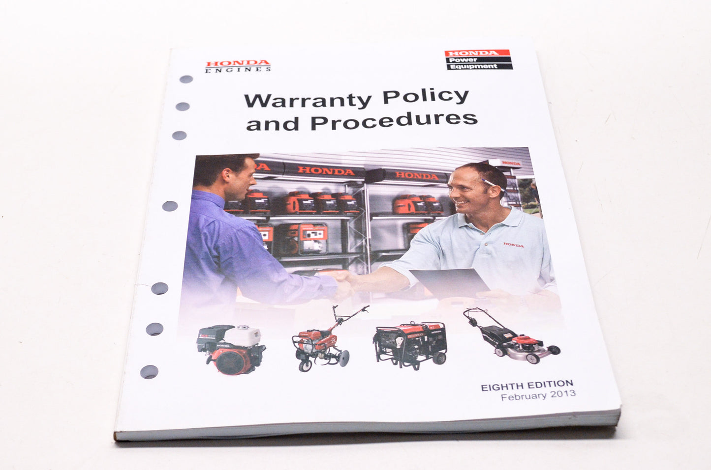 OEM Honda TO954 Power Equipment Warranty Policy and Procedures Manual Eighth Edi
