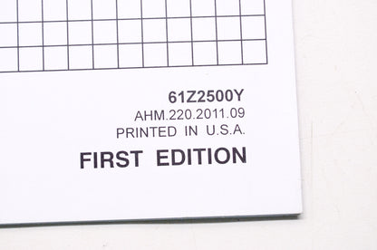 Honda Power Equipment Supplement Y Service Shop Manual EU6500is1 First Edition