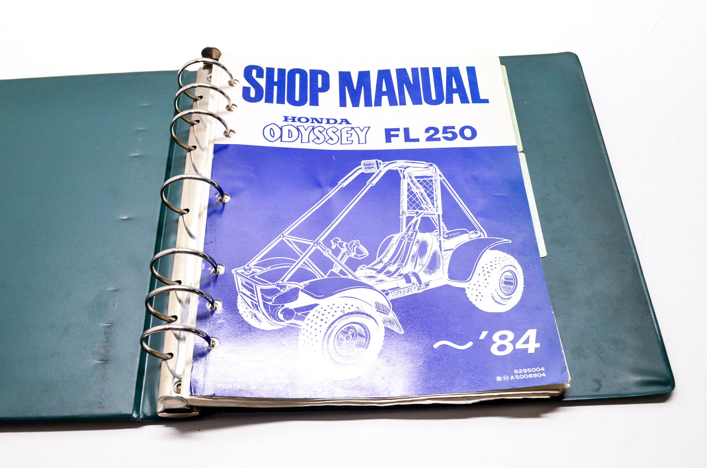 Honda Service Shop Manual Odyssey FL250 84