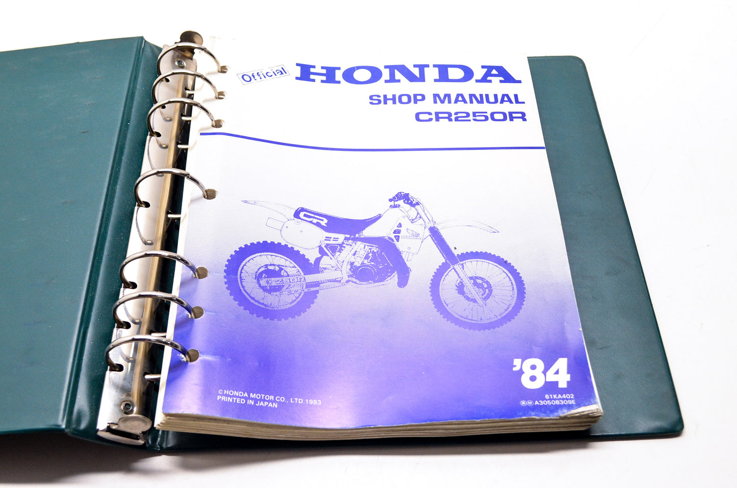 OEM Honda 61KA402 CR250R 84 (E) Service Manual