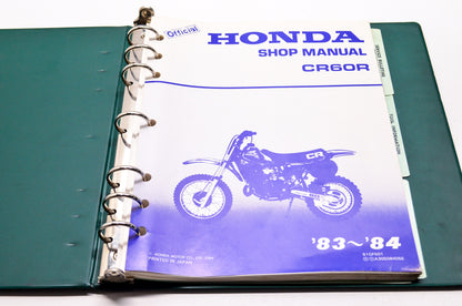 OEM Honda 61GF501 CR60R'83-'84 Service Manual