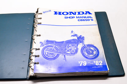 Honda Official Service Shop Manual CB650 79-82