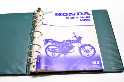 OEM Honda 6116600 MB5'82 Service Manual