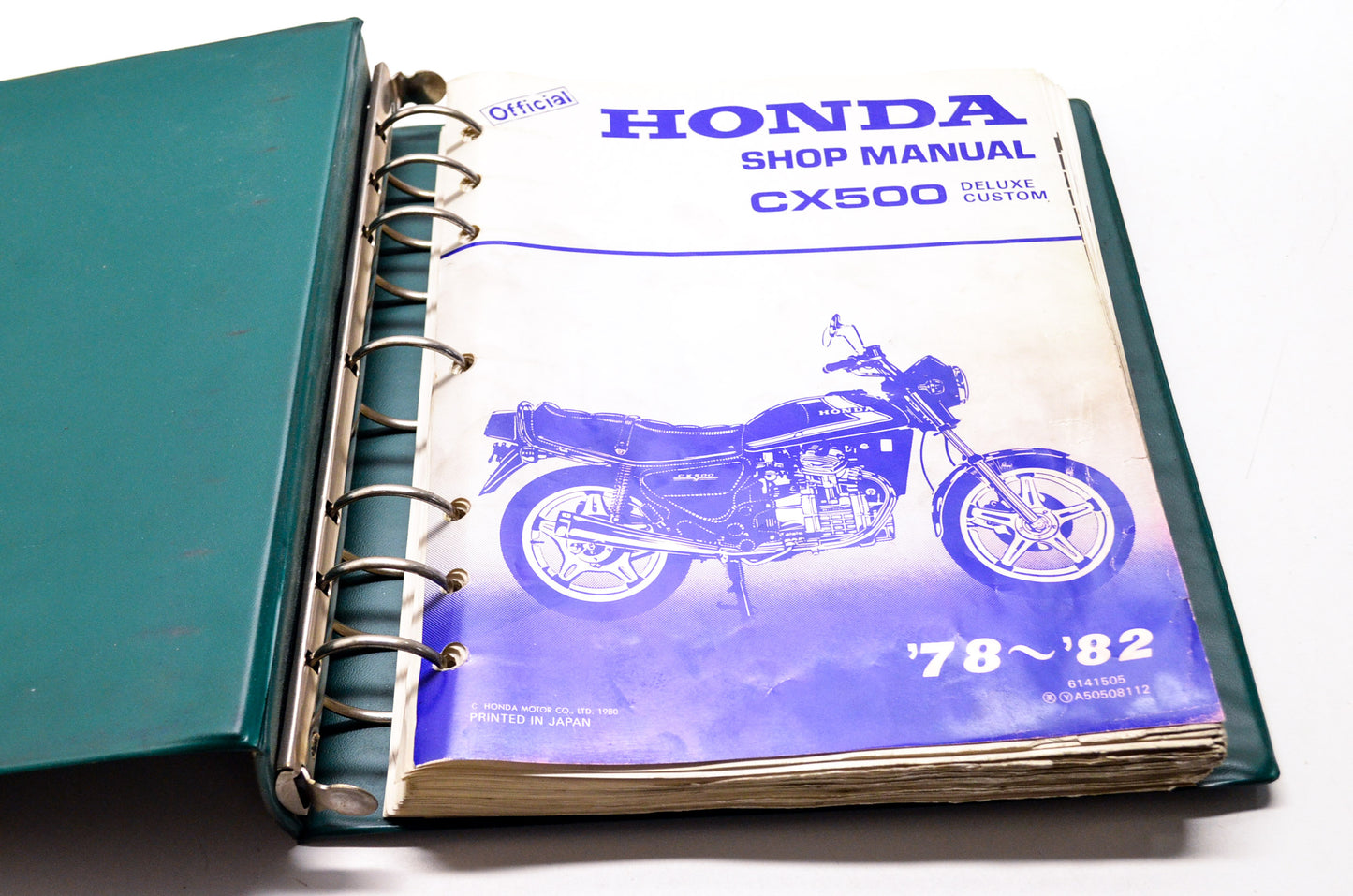 Honda Official Service Shop Manual CX500 Deluxe Custom 78-82