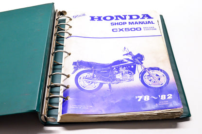 Honda Official Service Shop Manual CX500 Deluxe Custom 78-82