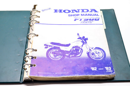 Honda Official Service Shop Manual FT500 Ascot 82-83