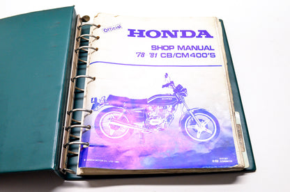 OEM Honda 6141307 Service Manual CB/CM400'78-81