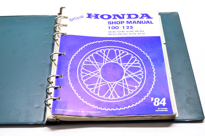 OEM Honda 6110703 Service Manual Supplement TL125